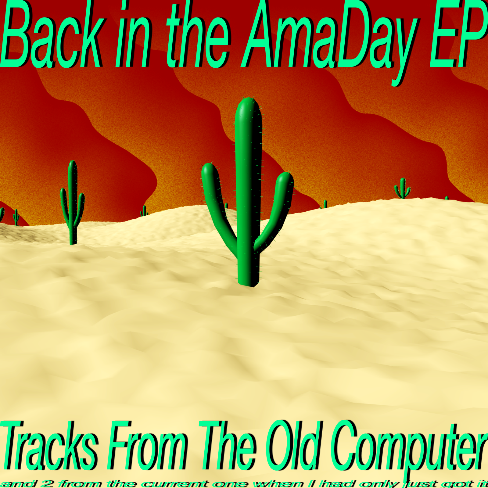 Back in the AmaDay EP artwork